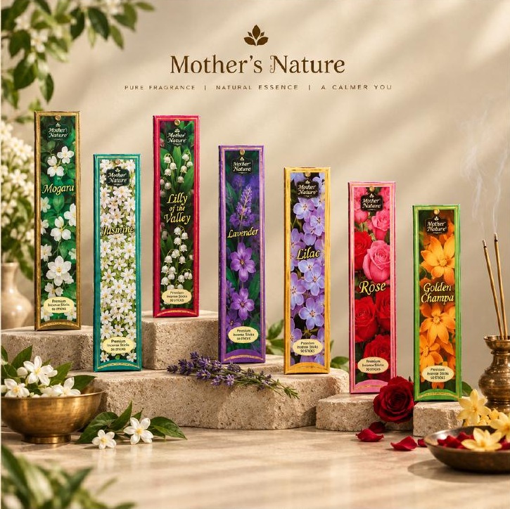 Mother Nature floral incense collection